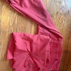 Figs Vibrant Red Scrub Top